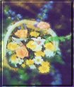 Flower basket - impressionist style